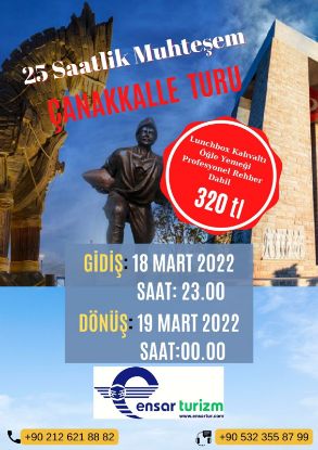 GÜNÜBİRLİK ÇANAKKALE TURU
